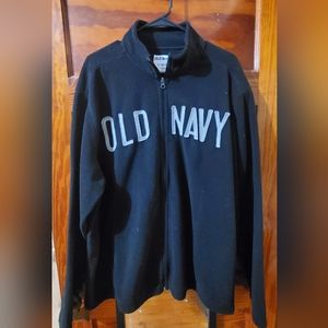 Men's old navy Fleece zip-up jacket size XXL.